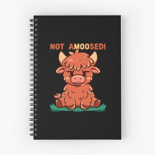 Item preview, Not Amoosed Funny Cow Design designed and sold by DarylPope.