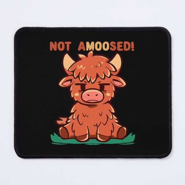 Item preview, Not Amoosed Funny Cow Design designed and sold by DarylPope.