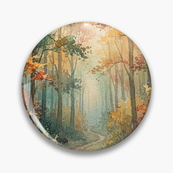 Item preview, Enchanted Autumn Forest Watercolor Phone Case Design, Mystic Woodland Path Fine Art Print Graphic designed and sold by GrabaHuk.