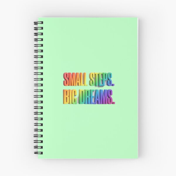 Item preview, Small steps big dreams quote designed and sold by Tinydoodlenest .