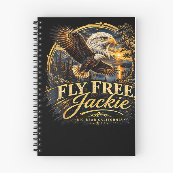 Item preview, Fly Free Jackie Big Bear Bald Eagle Memorial Tribute designed and sold by Teansnack.