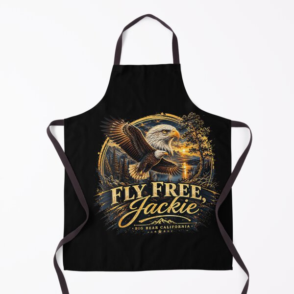 Item preview, Fly Free Jackie Big Bear Bald Eagle Memorial Tribute designed and sold by Teansnack.