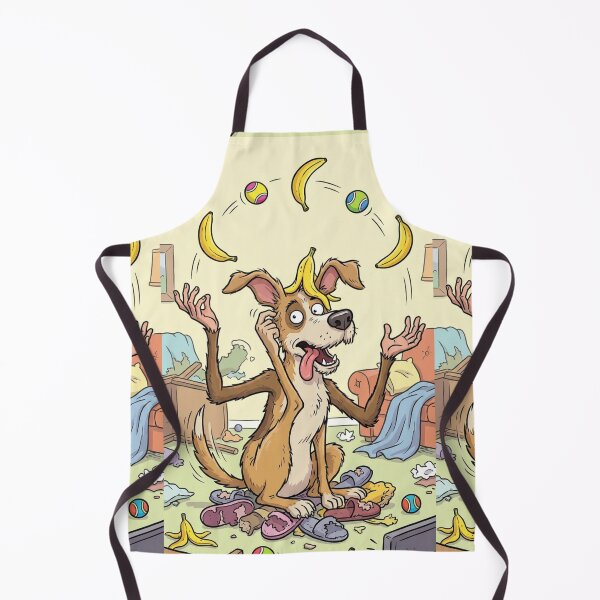 Item preview, Chaotic Dog Juggling Bananas — Funny Dog Humor designed and sold by TreatLLC.