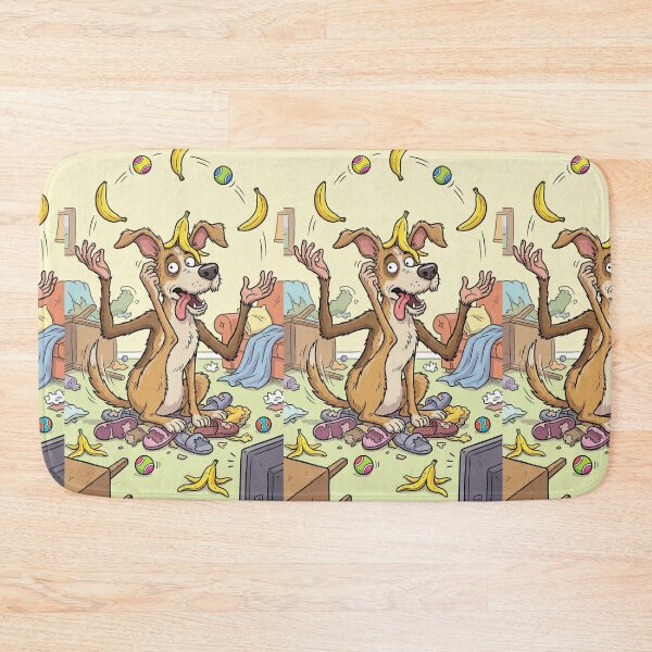 Item preview, Chaotic Dog Juggling Bananas — Funny Dog Humor designed and sold by TreatLLC.
