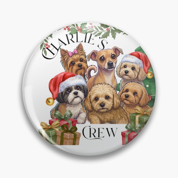Item preview, Charlie's Crew — Christmas Dog Illustration designed and sold by Charlie's Pop-Up.
