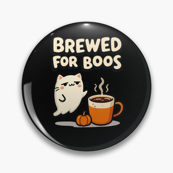 Item preview,  Brewed For Boos Ghost Cat T-Shirt. designed and sold by Nuttajak.