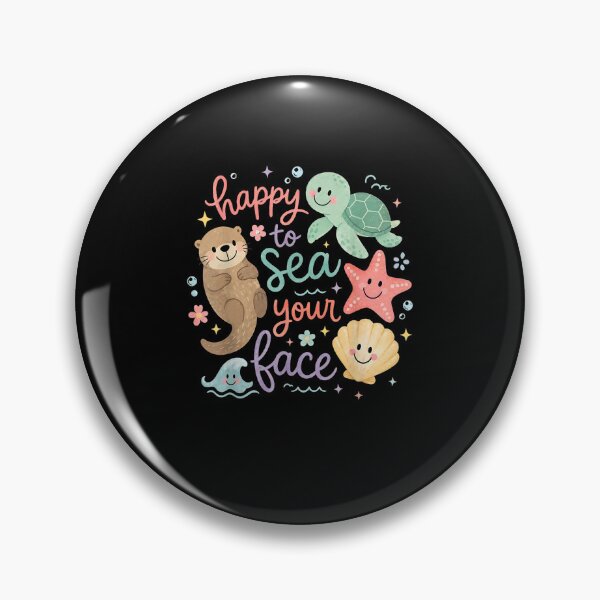 Item preview, Happy Sea Animals Fun Quote Design designed and sold by DarylPope.