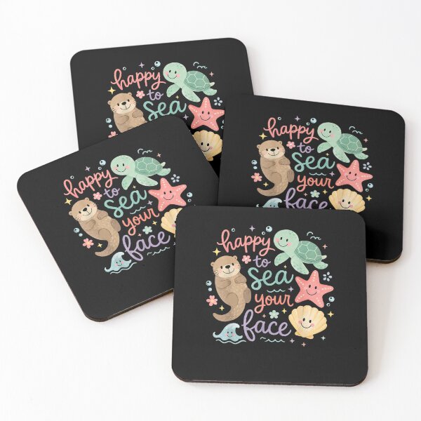 Item preview, Happy Sea Animals Fun Quote Design designed and sold by DarylPope.