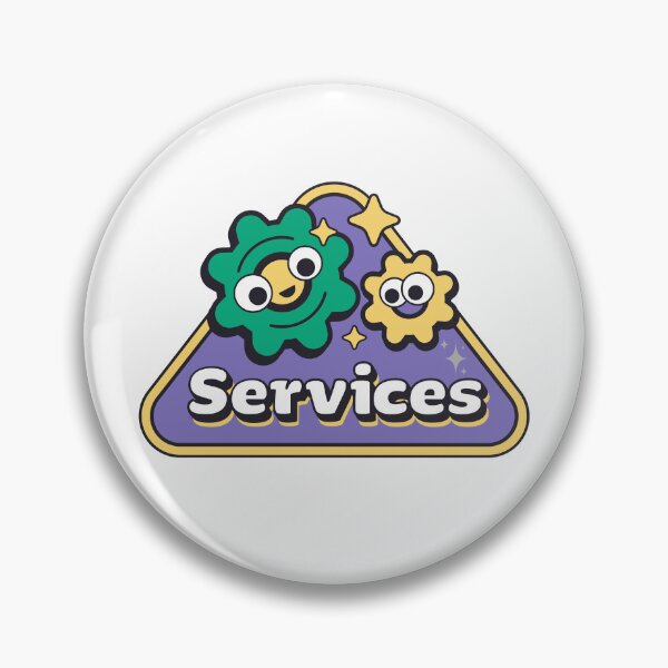 Item preview, Cute services - retro kawaii cartoon  designed and sold by AaryaGraphics.