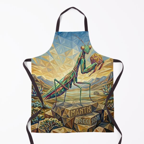 Item preview, Geometric Praying Mantis Desert Precision Art designed and sold by unboxedbyJuls.