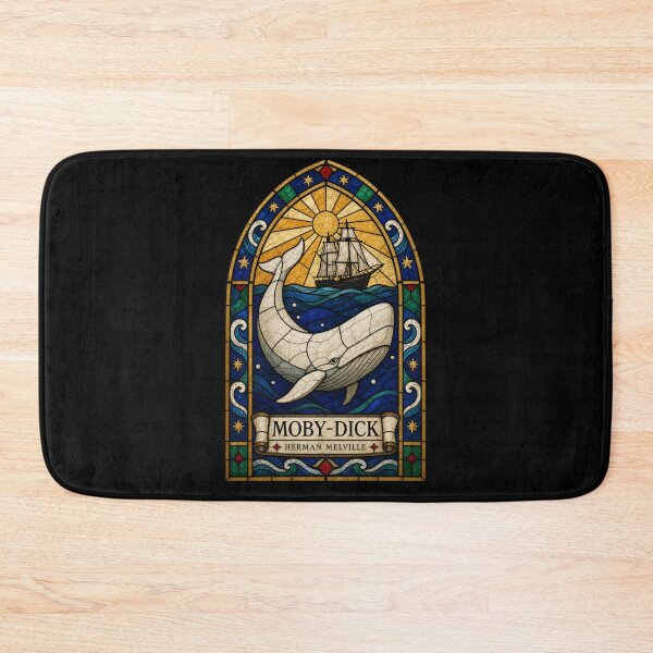 Item preview, Moby Dick Stained Glass Whale and Pequod designed and sold by Fenay Designs.