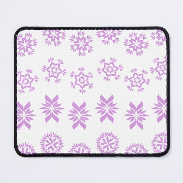 Item preview, Pastel Lavender Geometric Floral Ornament Pattern with Symmetrical Decorative Motifs designed and sold by Ei-Ei.