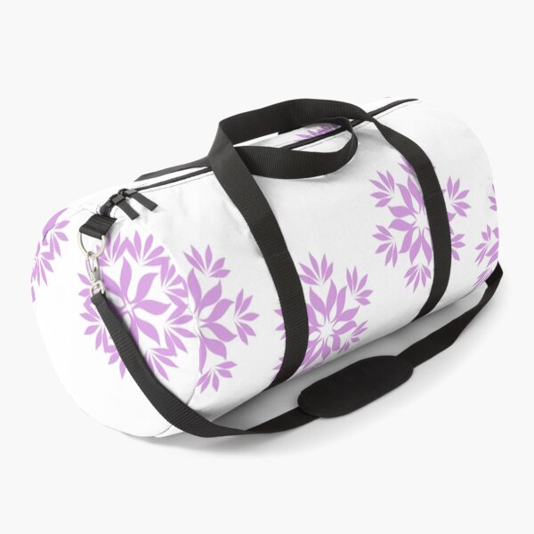 Item preview, Pastel Lavender Geometric Floral Ornament Pattern with Symmetrical Decorative Motifs designed and sold by Ei-Ei.