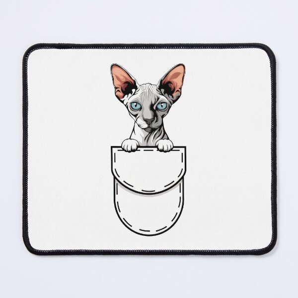 Item preview, Sphynx Cat In Pocket Art designed and sold by OlyvieArt.