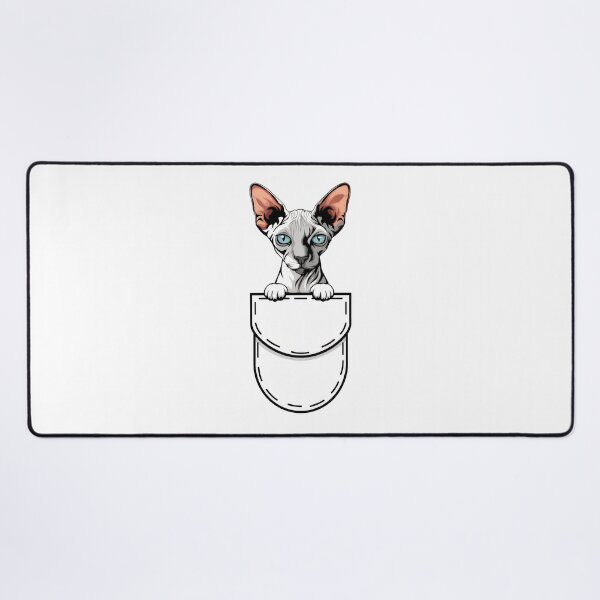 Item preview, Sphynx Cat In Pocket Art designed and sold by OlyvieArt.