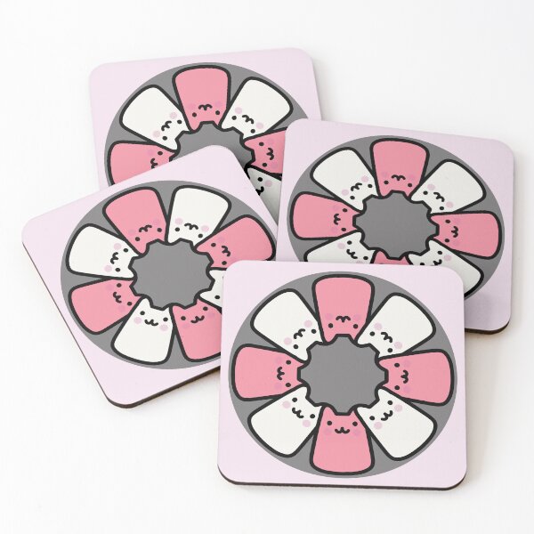 Item preview, Cute Pink Cat in Circle designed and sold by Imjustclicking.