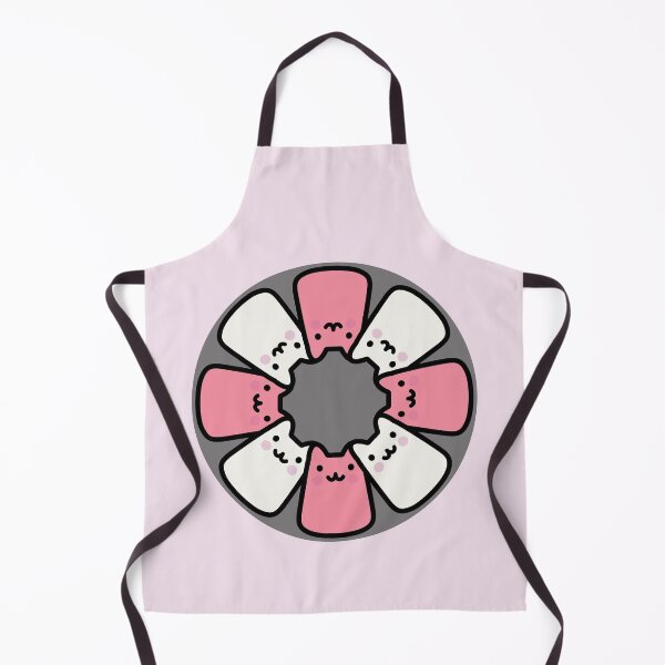 Item preview, Cute Pink Cat in Circle designed and sold by Imjustclicking.