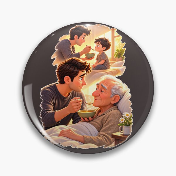 Item preview, A Son’s Love – Caring for Dad Through Every Stage of Life designed and sold by The Kawaii Forge.