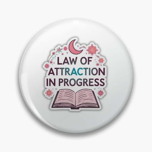 Item preview, Law of Attraction in Progress Manifestation Spiritual Sticker designed and sold by Kavya Art.