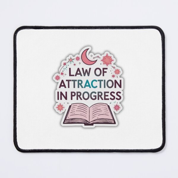 Item preview, Law of Attraction in Progress Manifestation Spiritual Sticker designed and sold by Kavya Art.