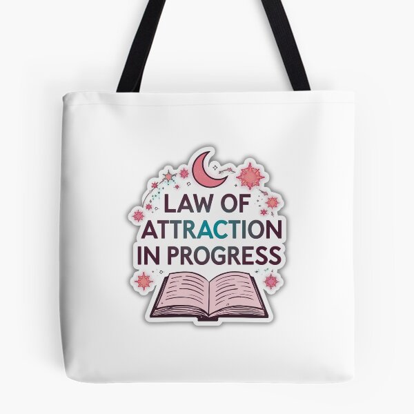 Item preview, Law of Attraction in Progress Manifestation Spiritual Sticker designed and sold by Kavya Art.