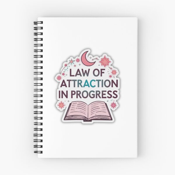 Item preview, Law of Attraction in Progress Manifestation Spiritual Sticker designed and sold by Kavya Art.