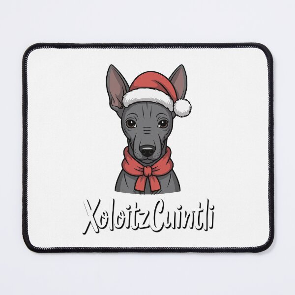 Item preview, Festive Xoloitzcuintli Santa Dog Christmas Holiday designed and sold by k3rstman1.