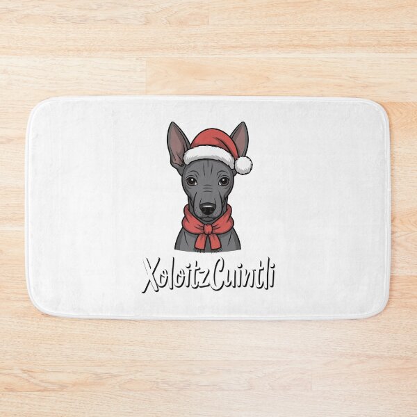 Item preview, Festive Xoloitzcuintli Santa Dog Christmas Holiday designed and sold by k3rstman1.