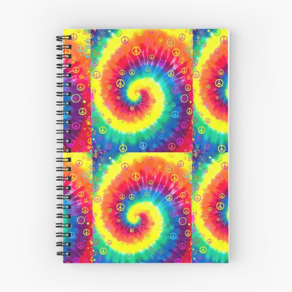 Item preview, Vivid Tie-Dye Peace Swirl - Neon Rainbow Hippie Seamless designed and sold by Ela Art Space .