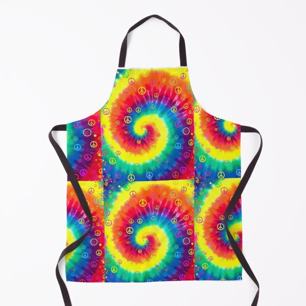 Item preview, Vivid Tie-Dye Peace Swirl - Neon Rainbow Hippie Seamless designed and sold by Ela Art Space .
