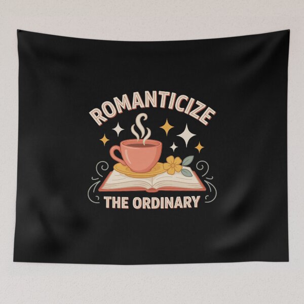 Item preview, Romanticize The Ordinary T Shirt, Everyday Life Shirt, Simple Living Tee, Positive Lifestyle Gift designed and sold by Daily Mood Tees.