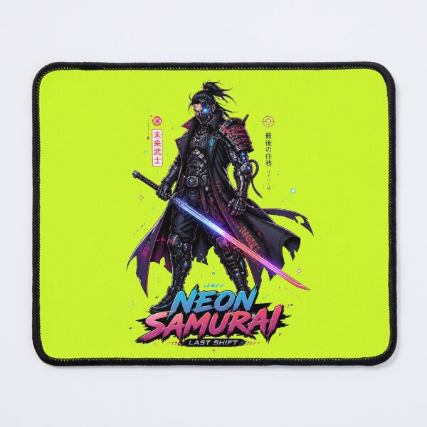 Item preview, Neon Samurai Cyberpunk – Last Shift Japanese Warrior designed and sold by Cavalier-org.