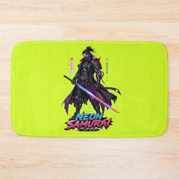 Item preview, Neon Samurai Cyberpunk – Last Shift Japanese Warrior designed and sold by Cavalier-org.