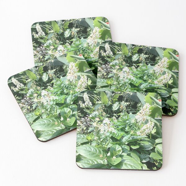 Item preview, White Tropical Flowers in Green Garden designed and sold by PhuongVoArt.