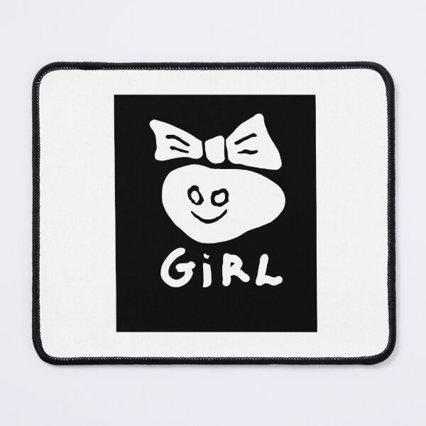 Item preview, Girl - Black and White designed and sold by Bad Zombie .