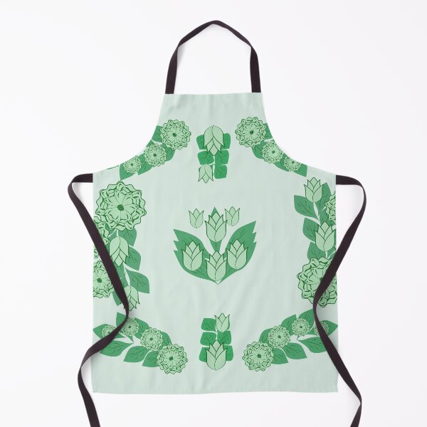Item preview, Pastel Mint Floral Ornament Frame with Green Flowers and Botanical Leaves designed and sold by Ei-Ei.
