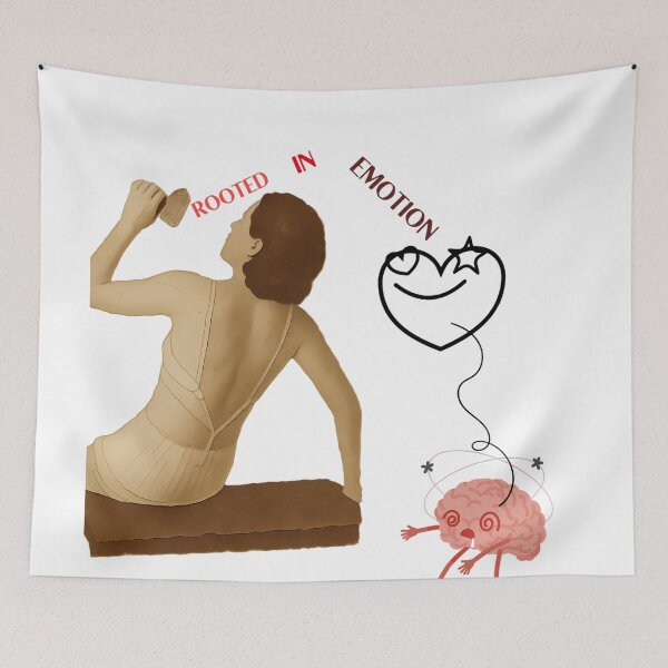 Item preview, ROOTED IN EMOTION MIND AND HEART ART designed and sold by NourArtCorner.