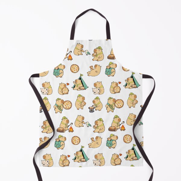 Item preview, Pizza Wandering Capybara Camping Outdoor designed and sold by RedStreamStudio.