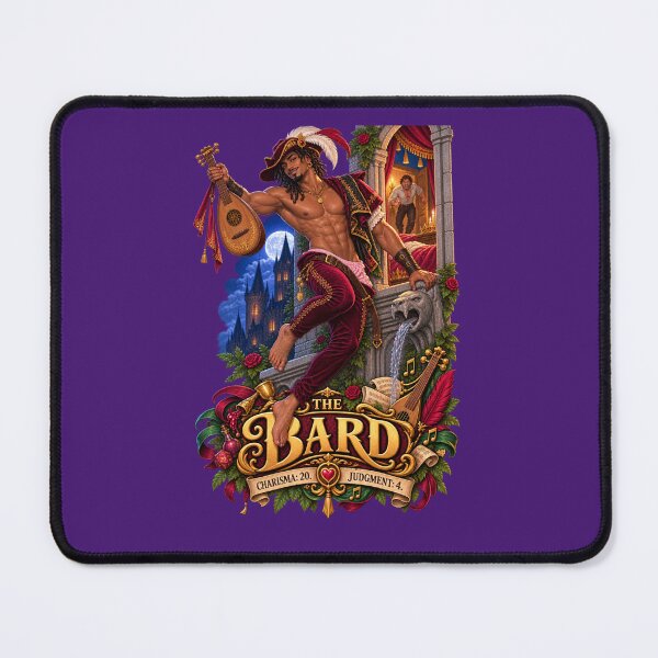 Item preview, The Bard - CHARISMA: 20. JUDGMENT: 4. designed and sold by bareblade.
