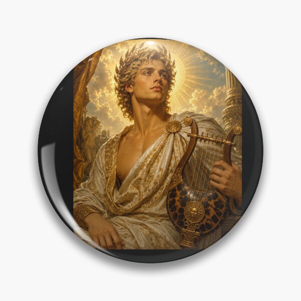 Item preview, Apollo — God of the Sun & Light | Greek Mythology Regal Portrait designed and sold by Pop, Culture and Stuff.