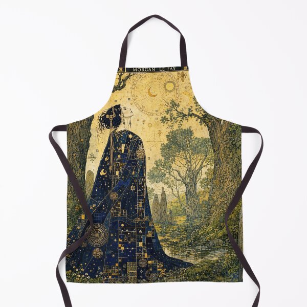 Item preview, Morgan le Fay in the Enchanted Forest of Brocéliande | Stoneflower-Art designed and sold by Stoneflower-Art.