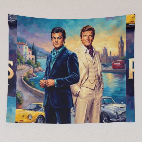 Item preview, The Persuaders Action Adventure Fine Art Tribute designed and sold by Art's Diner.