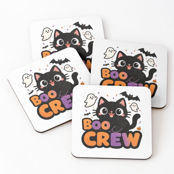 Item preview, Boo Crew Cute Halloween Cat designed and sold by Nuttajak.