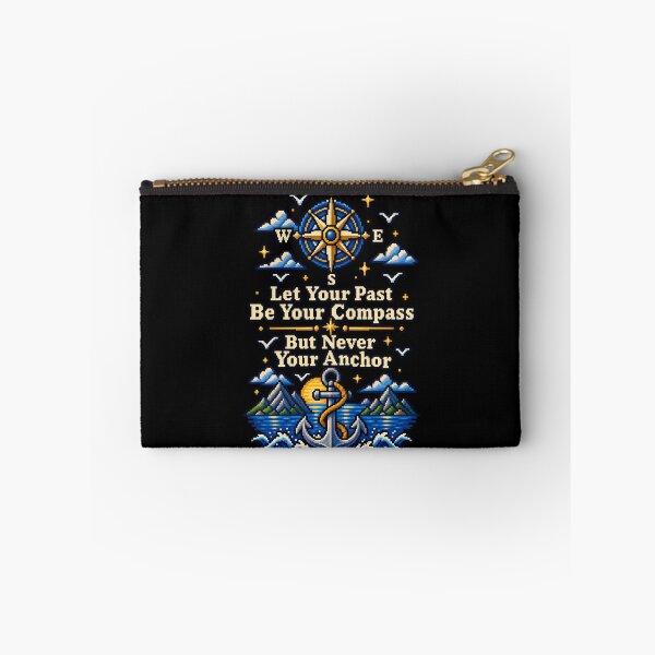 Item preview, Let Your Past Be Your Compass – Retro Pixel Art designed and sold by BYVOK.