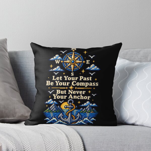 Item preview, Let Your Past Be Your Compass – Retro Pixel Art designed and sold by BYVOK.