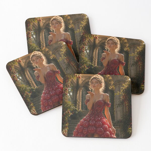 Item preview, Raspberry Couture: Surreal Berry Dress designed and sold by Vaelia.