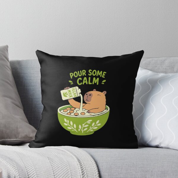 Item preview, Gentle Mylk:  Vegan Life Milk Passion - Capybara Mascot designed and sold by RedStreamStudio.