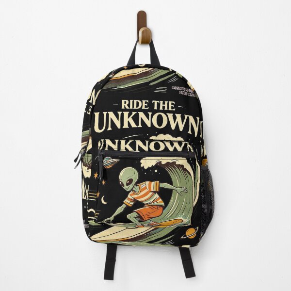 Item preview, Ride The Unknown Surfing Alien Surf Club designed and sold by NatalieJeans.