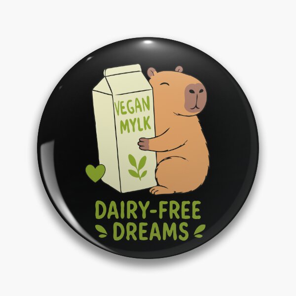 Item preview, Capybara Mylk:  Plant-Based Milk Mascot designed and sold by RedStreamStudio.