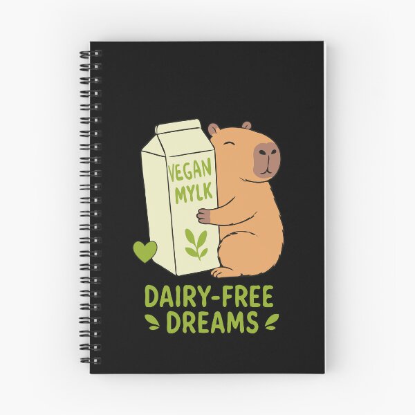 Item preview, Capybara Mylk:  Plant-Based Milk Mascot designed and sold by RedStreamStudio.